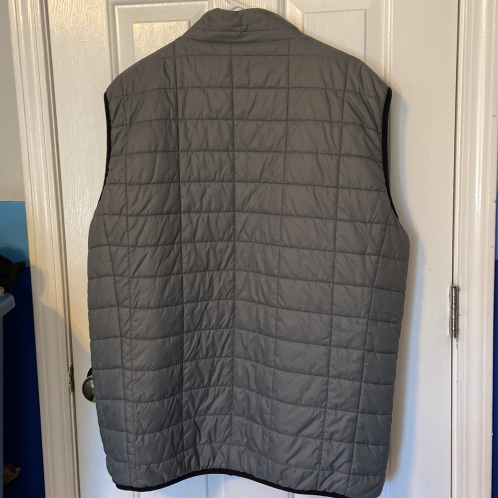 Westport 1989 black/gray.reversible puffer vest - Picture 4 of 4
